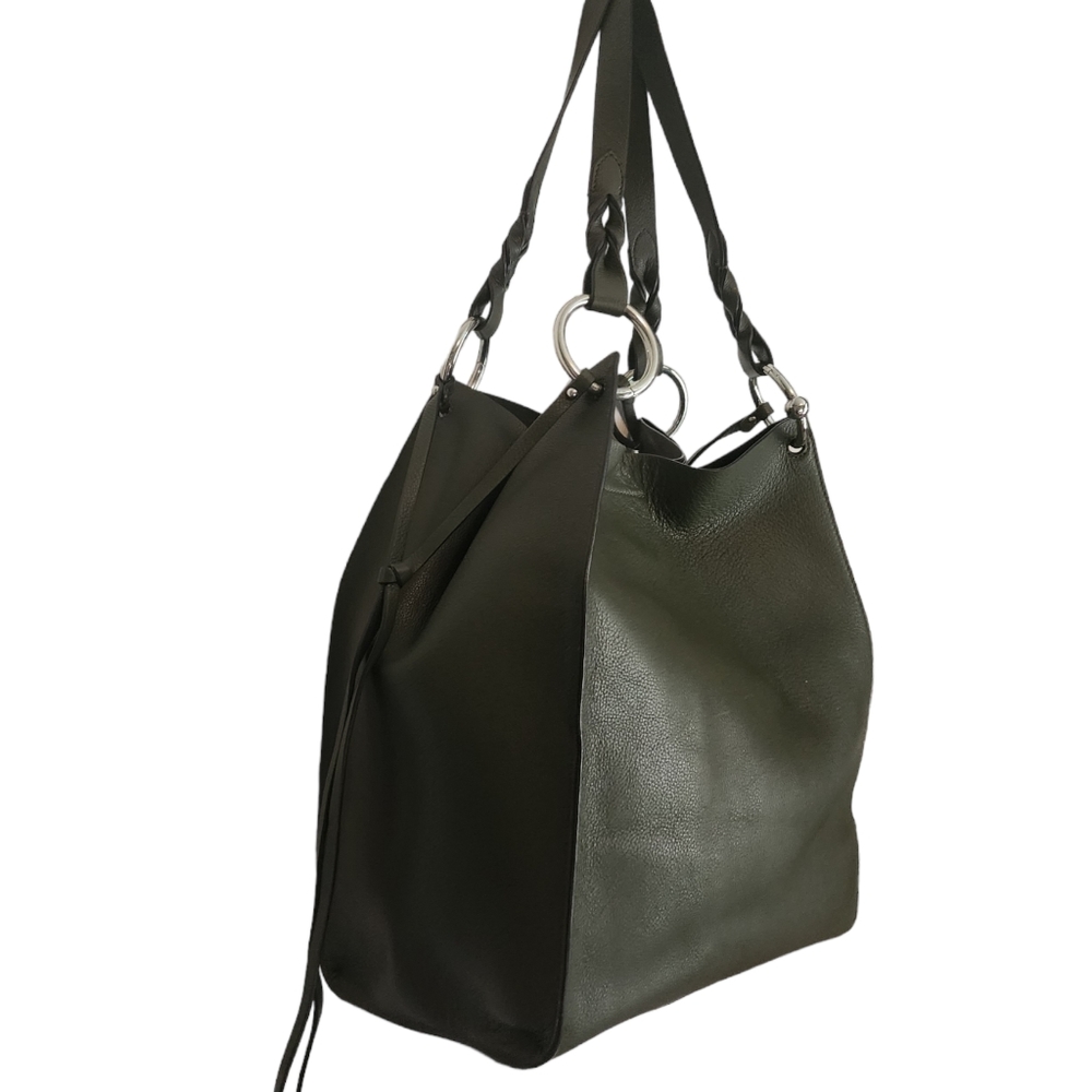 EUC Rebecca Minkoff Olive Green Kate Soft North / Soft Tote - Picture 4 of 13